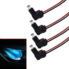4x Car door LED handle light 12V Signal indicator light Atmosphere ambient light
