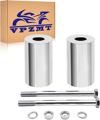 VPZMT 2'' Rise Handlebar Risers Chrome Extension 