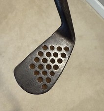 Rare Antique Mac  Mac Deep Dimple Face Backspin Wood Shaft Vintage Golf Club