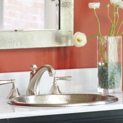 Native Trails CPS540 Rolled Classic Bathroom Sink Brushed Nickel