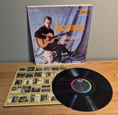 Luiz Bonfa's Brazilian Guitar Original Inner Sleeve Bossa Nova Capitol Rec LP