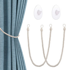 Fermatenda Tende Con Ganci Autoadesivi Trasparenti, Finestre Fermatende Corda Fi