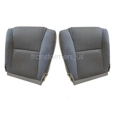 For 2009-2013 2014 2015 Toyota Tacoma Driver & Passenger Bottom Seat Cover Gray