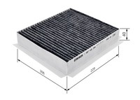 Innenraumfilter Bosch 1 987 432 364 Aktivkohlefilter FüR Klasse W163 Mercedes