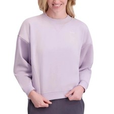 NWT DKNY Sport Women's Size M Lilac Crewneck Sweatshirt Cotton Blend i2091
