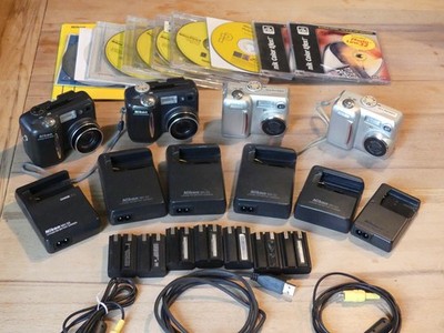 Nikon Digitalkamera Konvolut Coolpix E775 E885 Charger NH 50 52 53 63