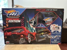 Hot Wheels Cars AI Intelligent Race System Track Street Racing Edition Toy READ