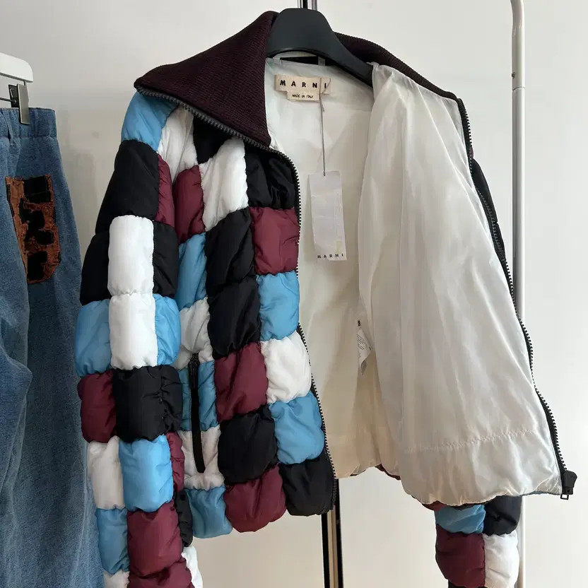 Marni Multi Patchwork Padded Coat Men Korean Size… - image 1