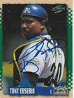 Tony Eusebio Houston Astros Personally Autographed Card