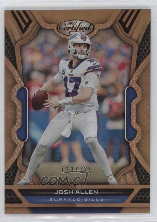 2022 Certified Mirror Bronze 179/275 Josh Allen #9 16wc