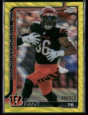 2025 Topps Chrome Noah Fant #274 Yellow Wave Refractor 204/275