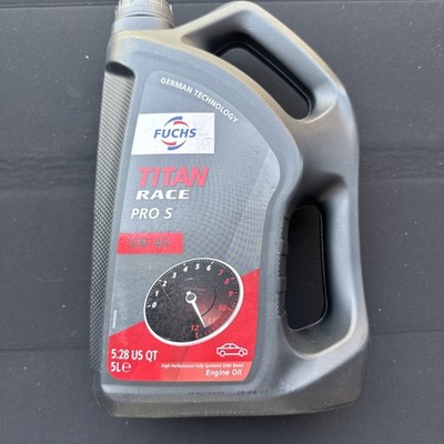 FUCHS TITAN RACE PRO S 5W40 OIL 5 LITRES
