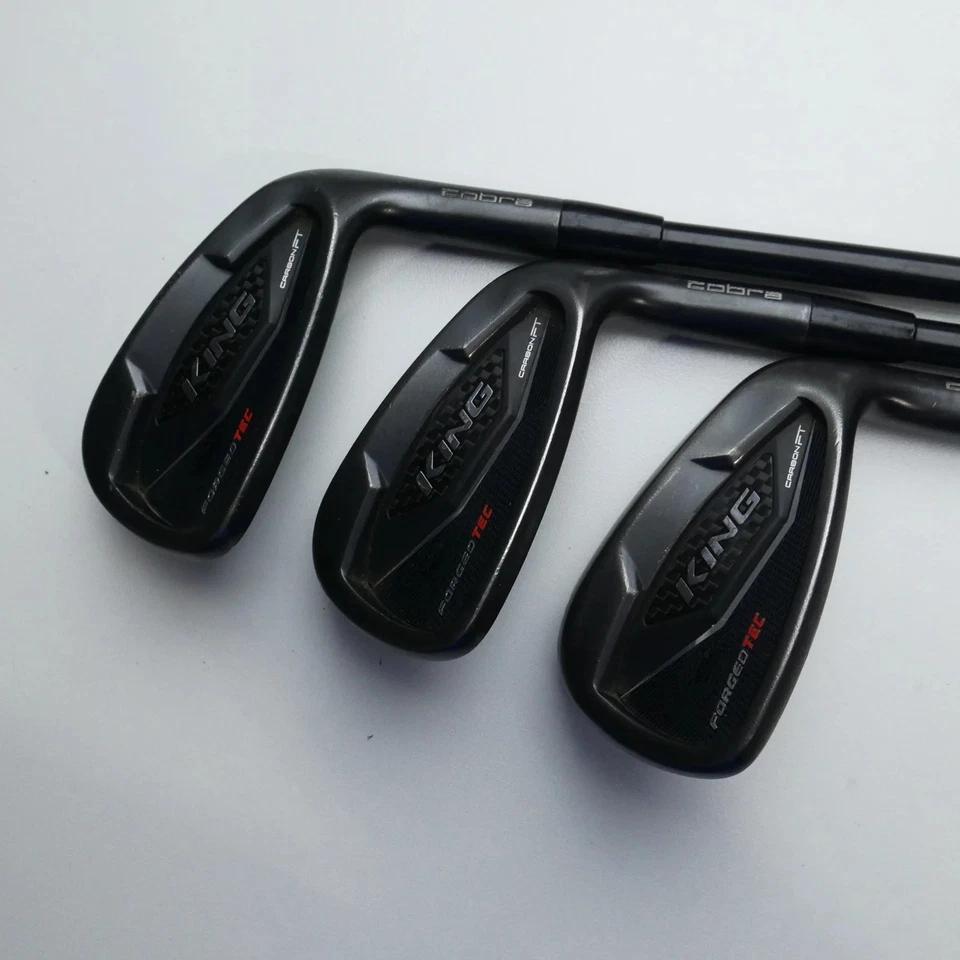 Used Cobra King Forged Tec Black Iron Set / 4 - PW / Regular Flex - Image 3 of 4