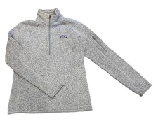 Patagonia Better Sweater 1/4 Zip Pullover Jacket Women’s Size Medium Gray