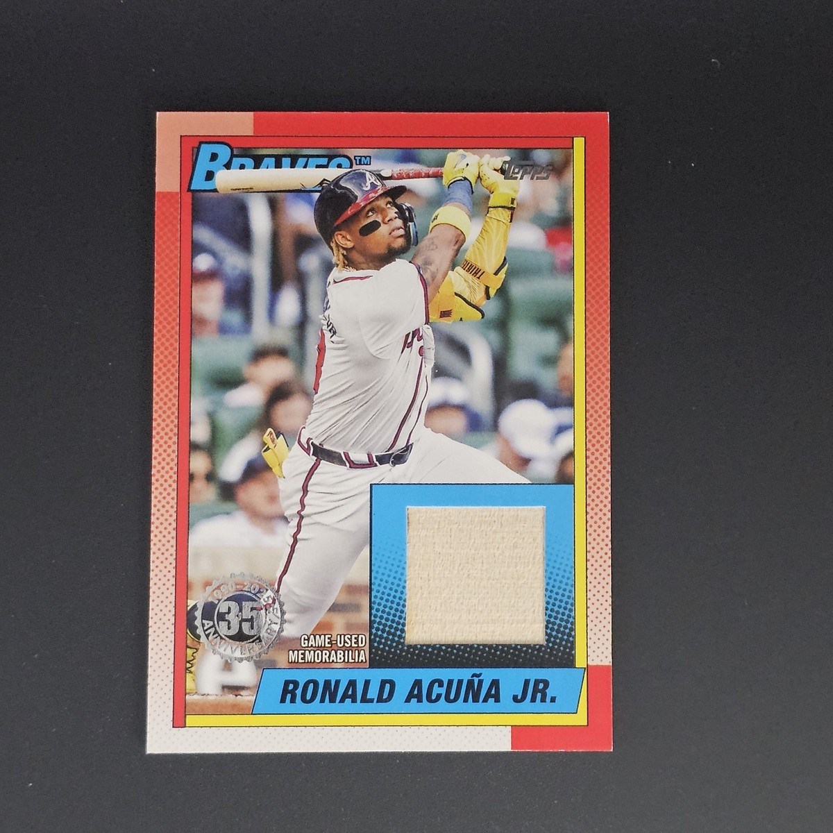 RONALD ACUÑA JR. ベースレリックカード 1/25 RONALD ACUÑA JR. ベースレリックカード 1/25 2025 Topps Series 1