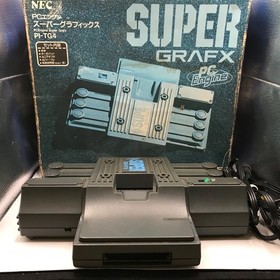 PC ENGINE NEC SUPER GRAFX PI-TG4 Console  MATCH SERIAL BOXED Used working