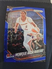 2025 Panini Prizm WNBA Monique Akoa Makani #98 Blue Velocity Mercury Rookie Card