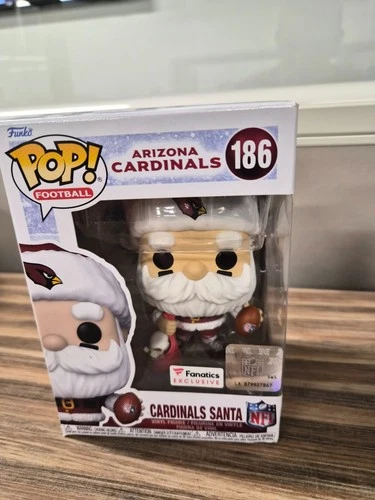 Cardinals Santa #186 - NFL Arizona Cardinals Fanatics Exclusive Funko Pop! Red