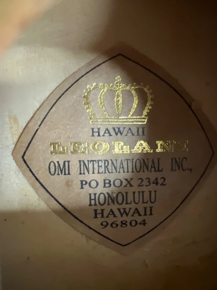 HAWAII Leolani 96804 Dolphin Accents 4-String Ukulele 18" - Image 2 of 4