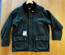 BARBOUR x NOAH (L) Casentino Wool Teddy Bedale Jacket, Excellent Condition .