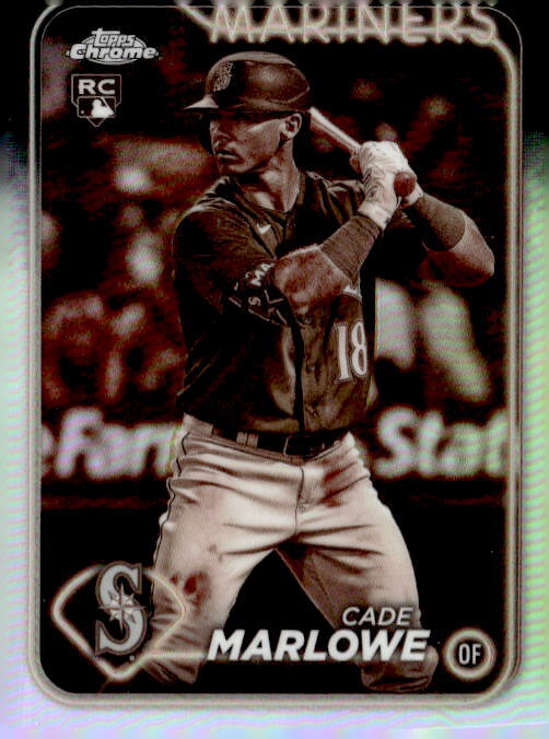2024 Topps Chrome #266 Cade Marlowe Sepia Refractors