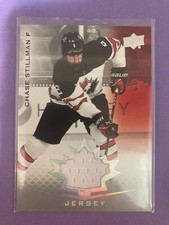 2021-22 UPPER DECK TEAM CANADA JUNIORS WHITE JERSEY CHASE STILLMAN #22