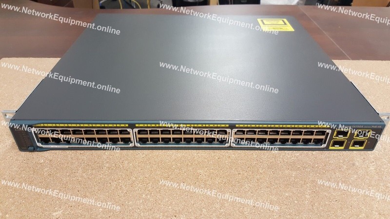 Cisco WS-C2975GS-48PS-L PoE Gigabit stackable switch 2975GS-48PS-L