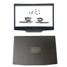 New LCD Back Cover Blue Logo 0747KP /Bezel /Hinges 10 Screws For Dell G3 15 3590
