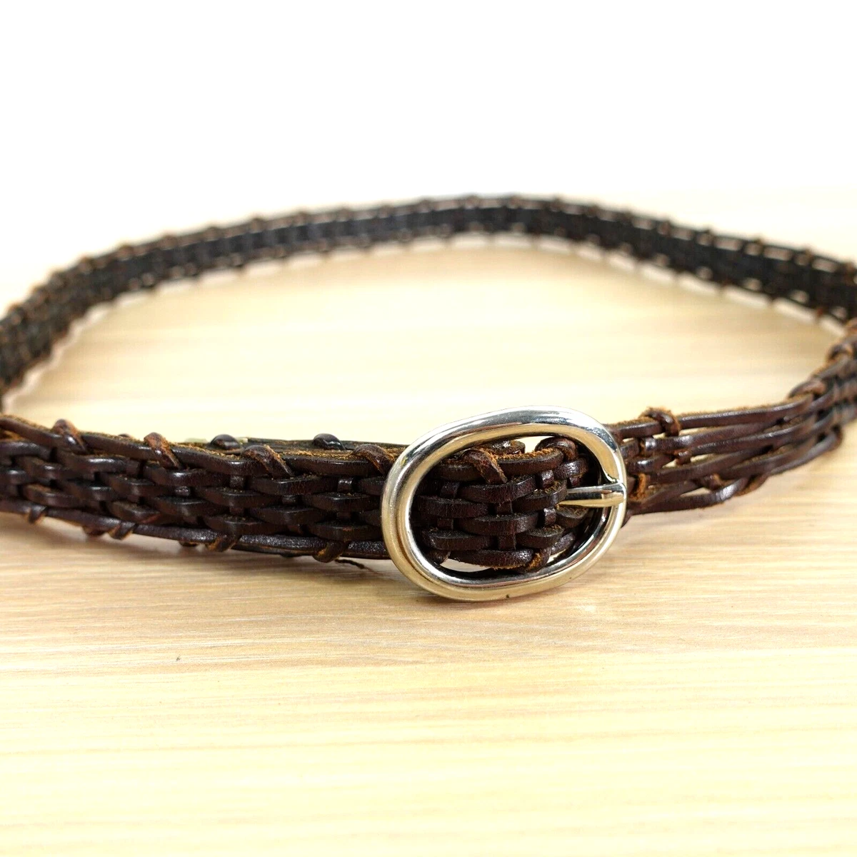 Vintage Ann Taylor Woven Leather Belt Ann Taylor Women main image 3