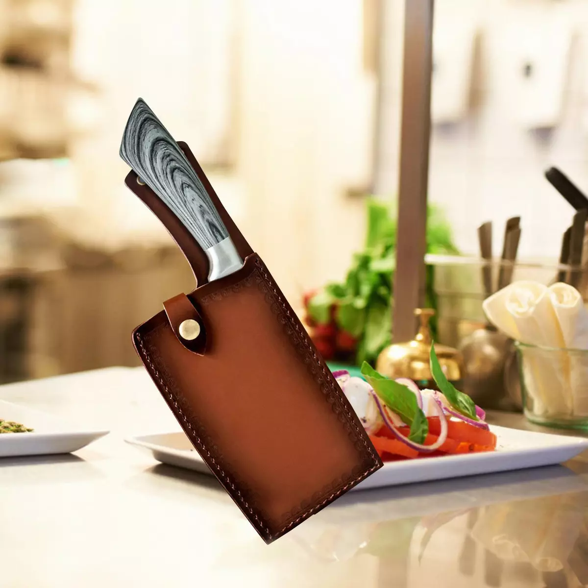 Kitchen knife sheath deals