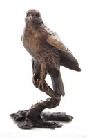 Butler & Peach Detailed Small Solid Bronze Falcon Butler & Peach Detailed Small Solid Bronze Falcon