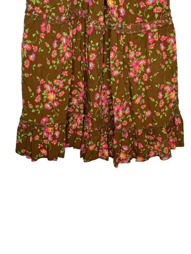 Matilda Jane Women Whim Floral Strap Ruffle Hem Cross Back Sleeveless Large NWT - Picture 11 of 11