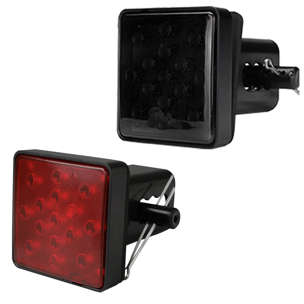 Fits Campers Tow Truck Semi Trailer LED Trailer Brake Stop Tail Light Smoked/Red-image