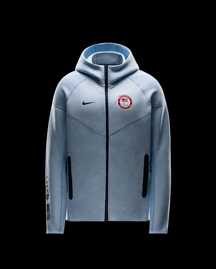 Nike US Olympic Paralympic USA Team USOPC Tech Fleece Windrunner L