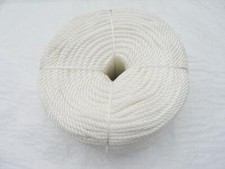  White Nylon Rope 3 Strand 12MM 220M (Thick Boat Marine)