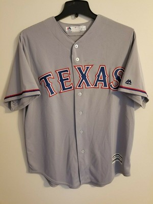 texas rangers gray jersey