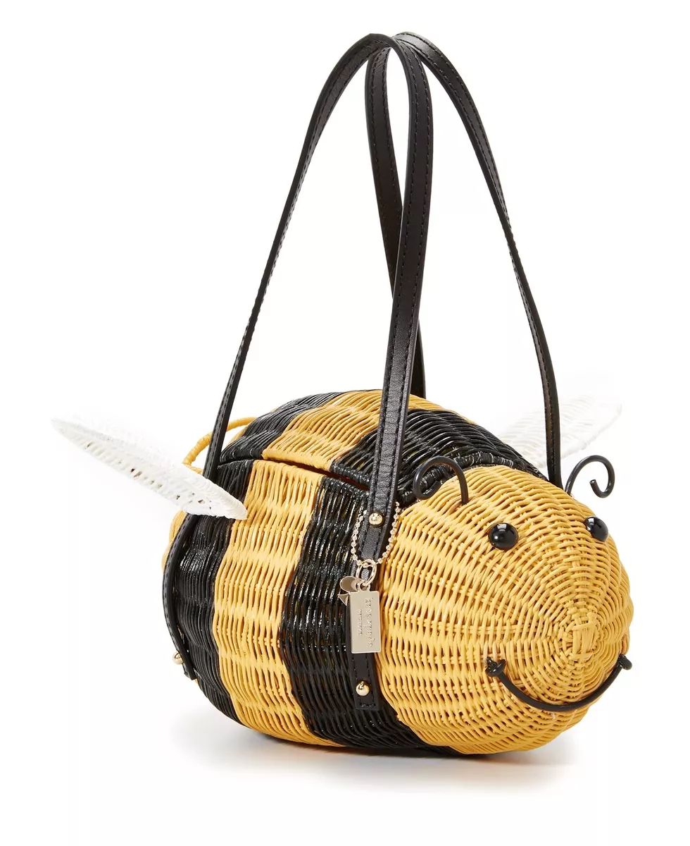 Kate spade wicker clutch hot sale