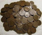 2 ROLLS OF 1920 S SAN FRANCISCO LINCOLN WHEAT CENTS FROM PENNY COLLECTION LOT