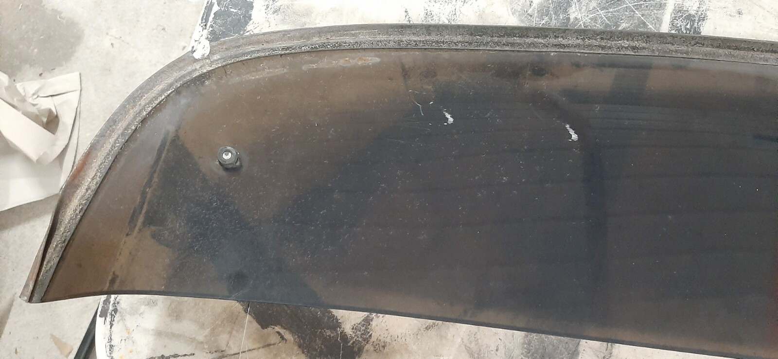 0108 Infiniti Sunroof Visor FX35 FX45 Wind Deflector Stress Marks