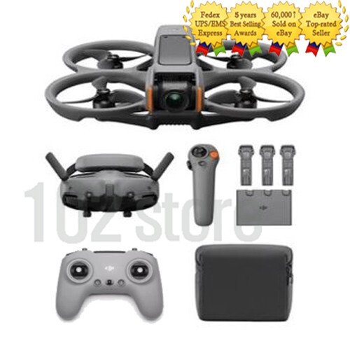 DJI Avata 2 Fly Combo Drone + FPV Controller 3+RC Motio 3+Goggles 3-FAST SHIP