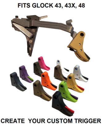 #ad Polymer Trigger with Trigger Bar Housing Spring Connector For Glock 43 43x 48 $69.95