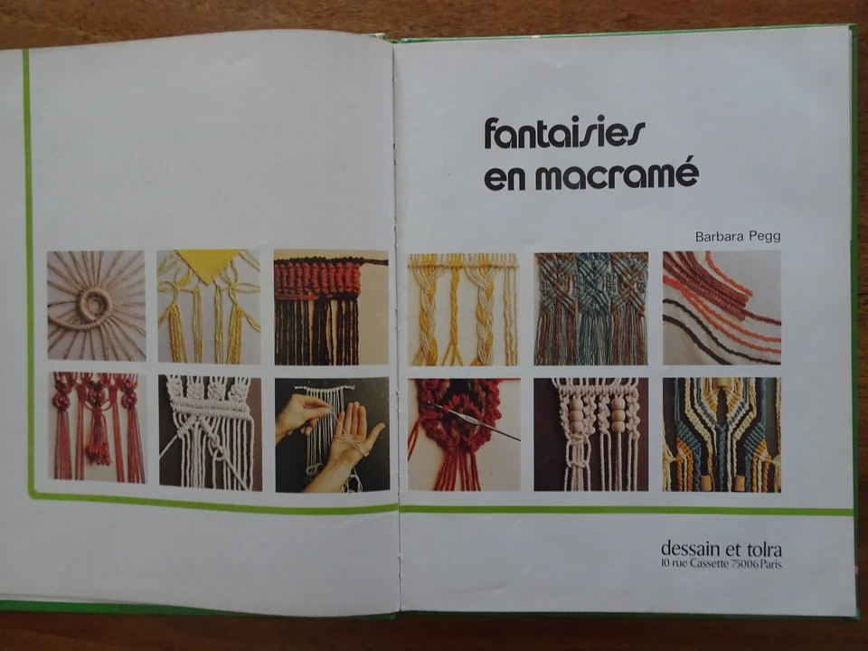 FANTAISIES en macramé, Barbara PEGG, 1977 - Photo 3/4