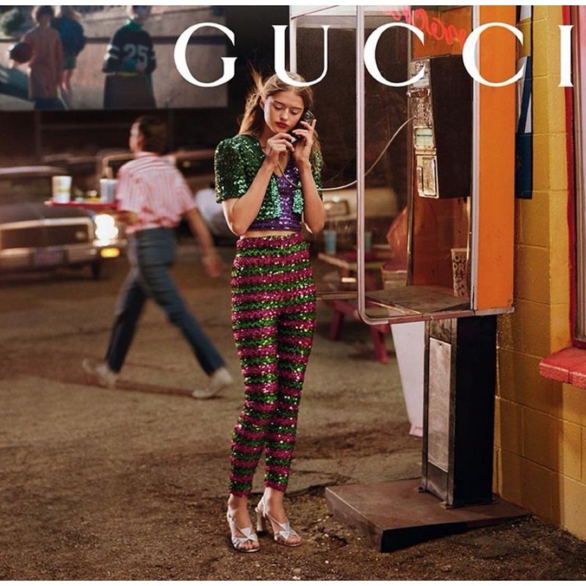 マ時　GUCCI グッチ FW2009 Sequin Pants パンツ GUCCI グッチ FW2009 Sequin Pants パンツ 40 - メルカリ