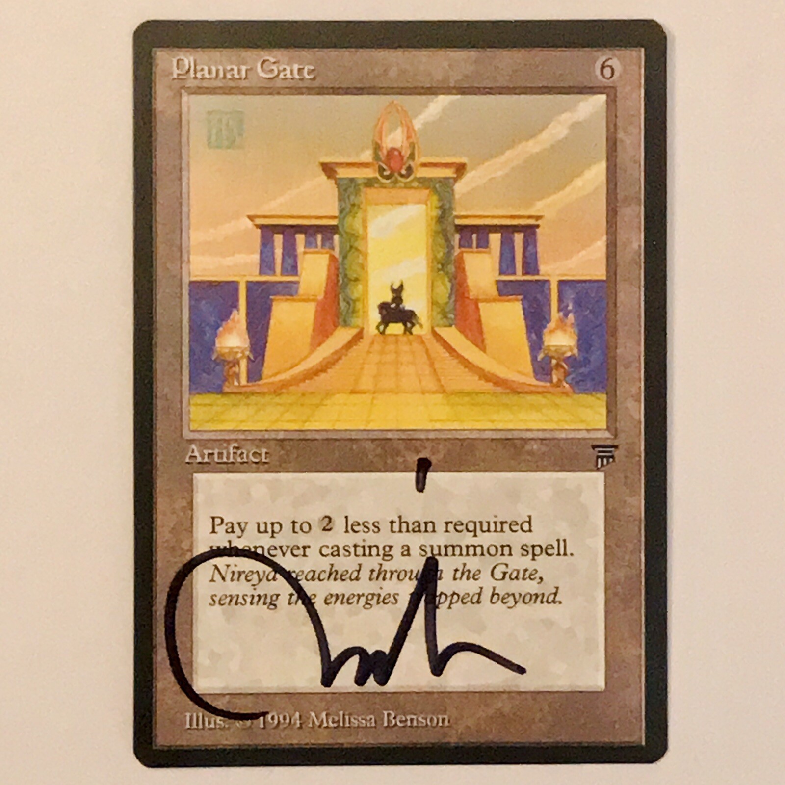 麻痺/Paralyze Signed Beta Artist Proof - マジック：ザ・ギャザリング