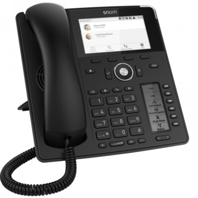 Snom D785 Telefon schwarz schnurgebunden VoIP 4,3 Zoll Display Farbe Bluetooth