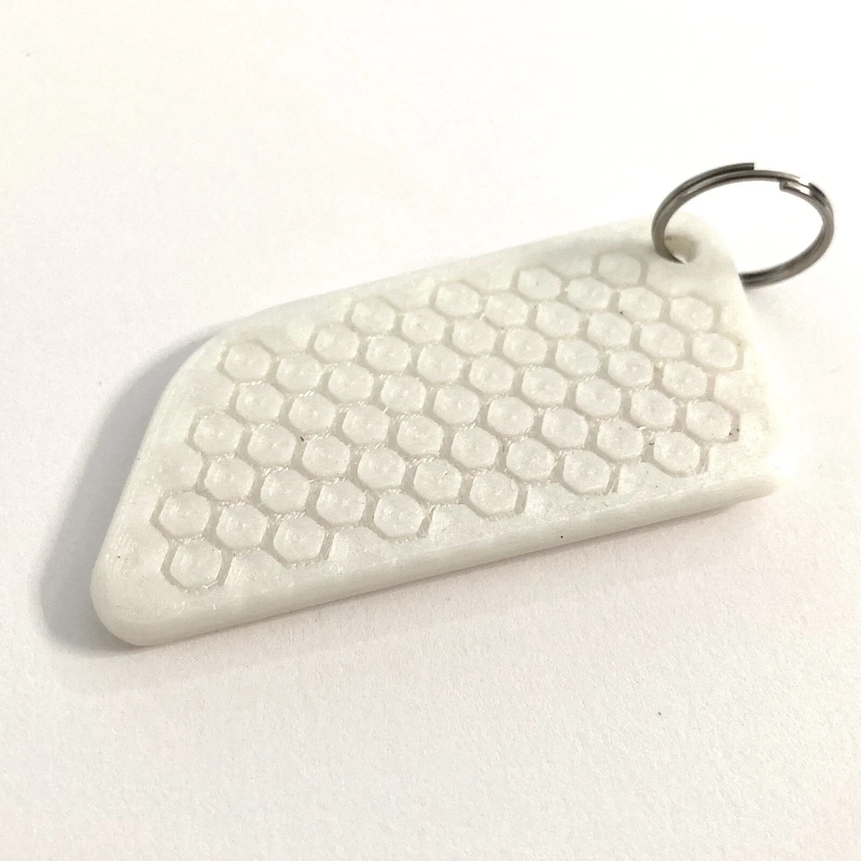 LLAVERO VESPA PRIMAVERA ET3 CUADRO PEQUEÑO SCOOTER LLAVERO RAYAS BLANCAS/ROJAS Foto 3 de 3