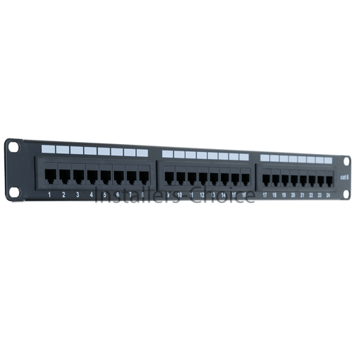 24 Port Cat6 UTP Patchpanel RJ45 110 Typ 1HE LAN Netzwerk - Bild 3 von 4