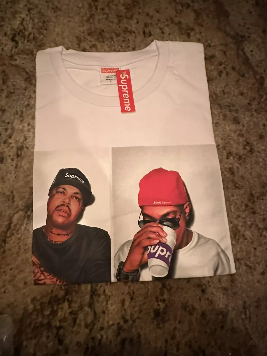 Supreme Three 6 Mafia Photo Tee White L F/W 12