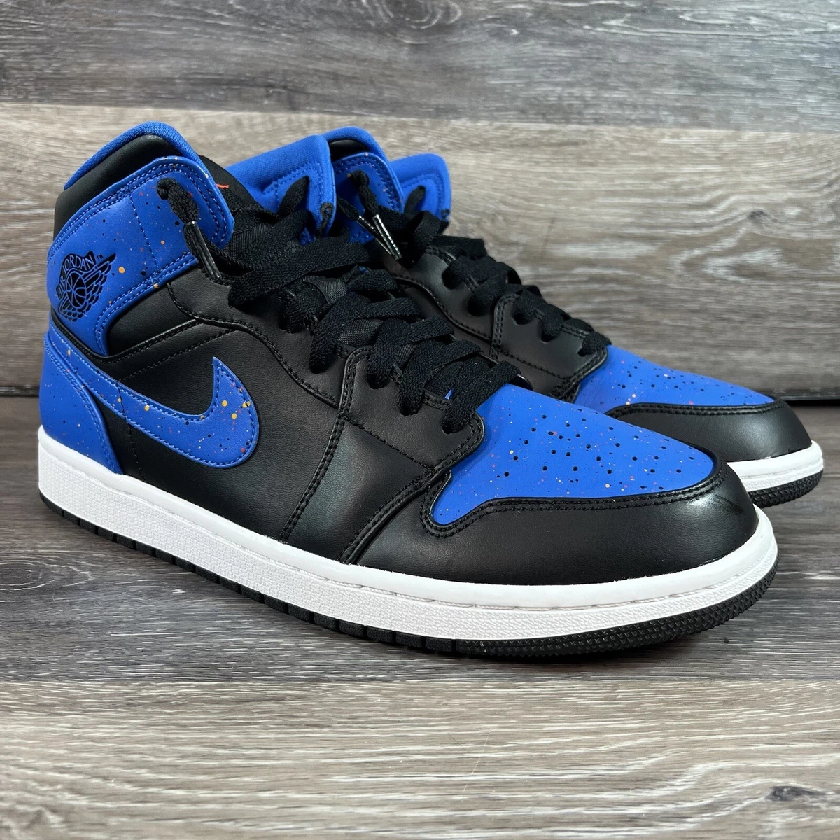 Jordan 1 blue paint splatter sale