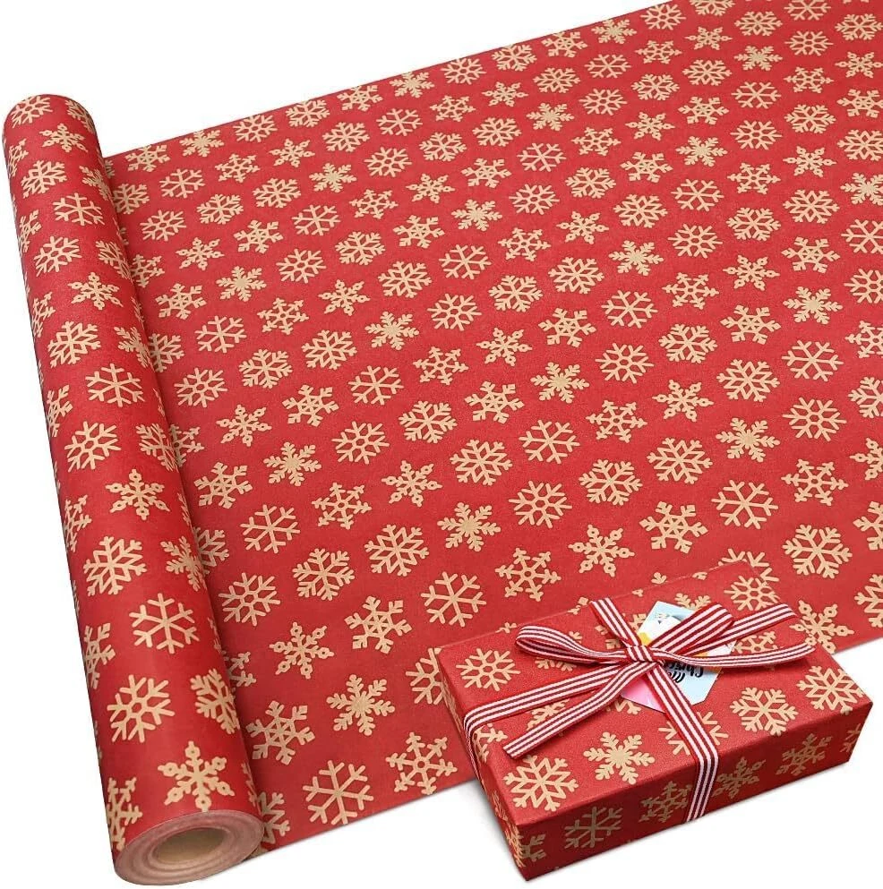 Red kraft paper roll sale